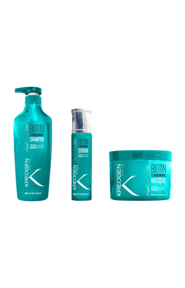 Routine réparatrice – Biotine – Cheveux fins & fragiles – 3 produits