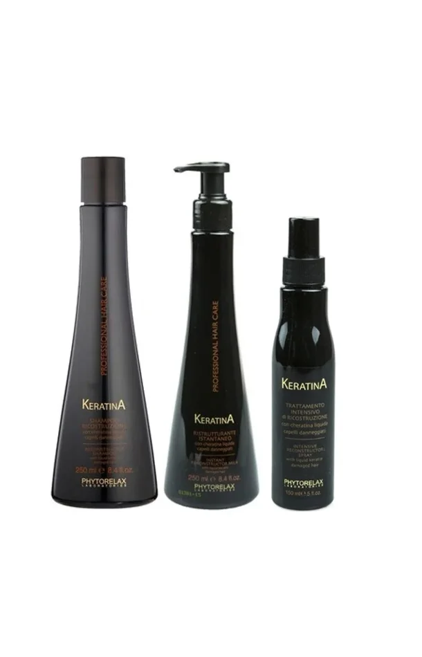 Routine revitalisante – Kératine – Tous types de cheveux