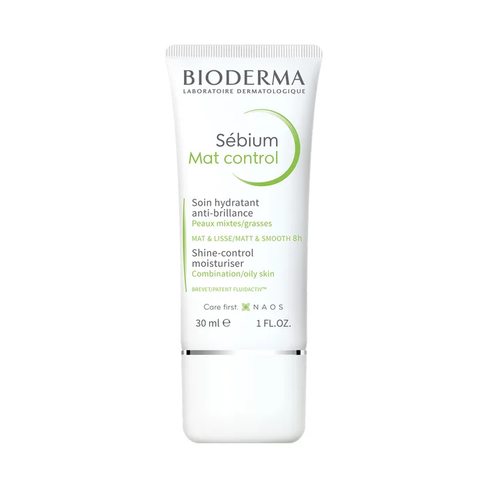 Sébium Mat Control – Soin Hydratant Anti-Brillance – Peaux Sensibles Mixtes à Grasses 30 ml