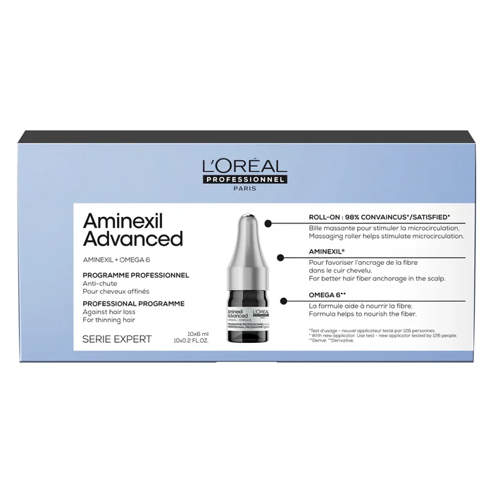 Série Expert Aminexil Advanced – Traitement anti-chute cheveux 10x6ml