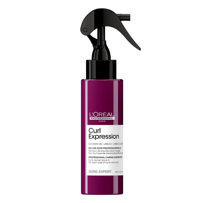 Série Expert Curl Expression – Eau de Soin Raviveur de Boucles – cheveux ondulés, bouclés, frisés et crépus 190ml