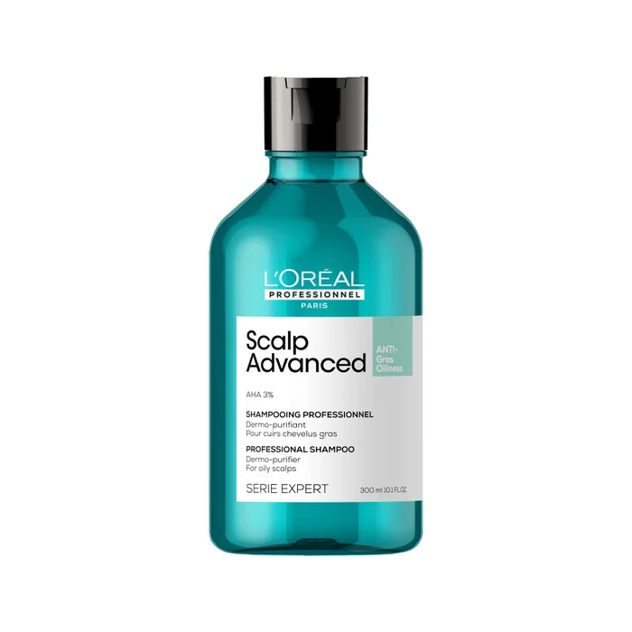 Série Expert Scalp Advanced – Shampooing Dermo-Purifiant – Cuirs Chevelus Gras 300 ml