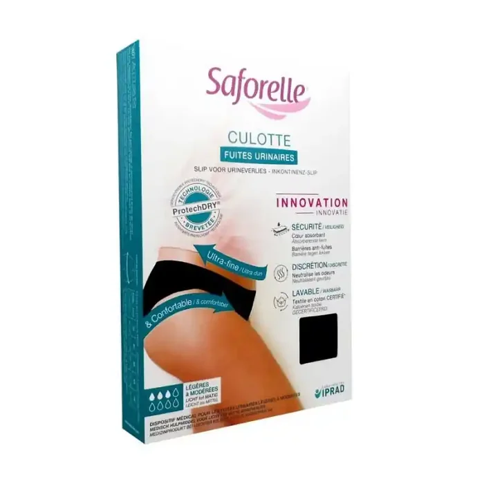 Saforelle culotte fuites urinaires legeres a moderees T38