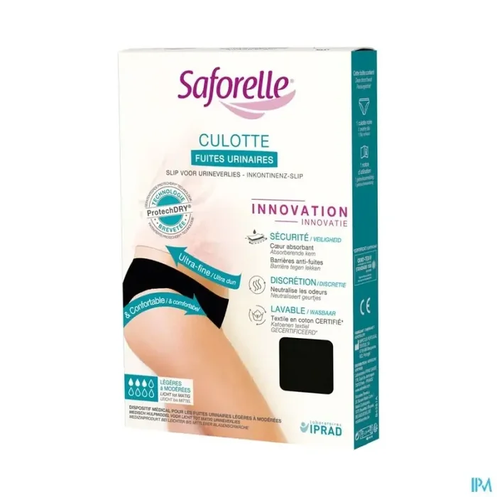 Saforelle culotte fuites urinaires t40