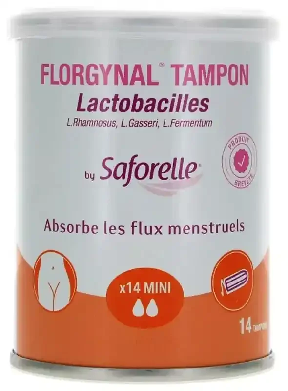 Saforelle Florgynal® Tampon – Boîte de 14 Tampons Mini