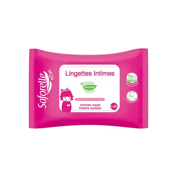 Saforelle Miss 25 lingettes intimes