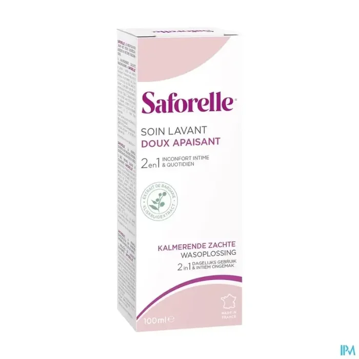 Saforelle soin lavant doux flacon 100ml
