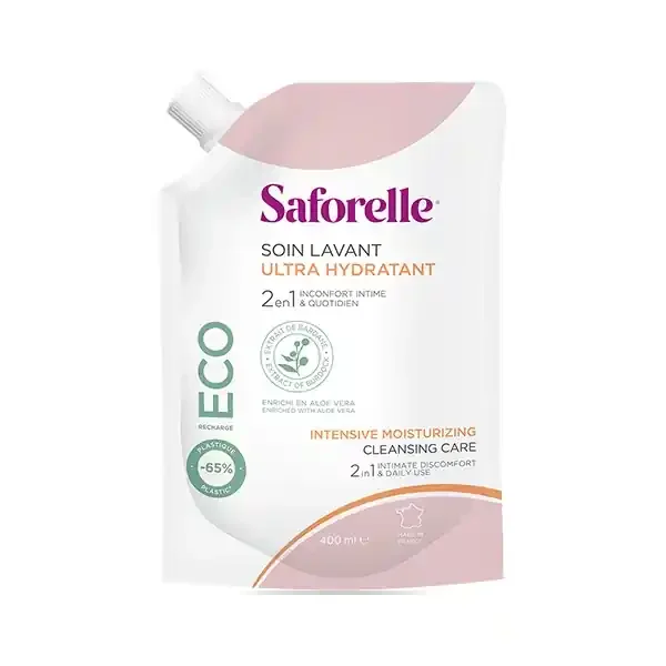Saforelle Soin Lavant Ultra Hydratant Recharge 400 ml