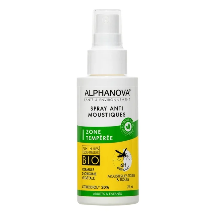 Santé – Spray Anti-Moustiques Zone Tempérée 75 ml