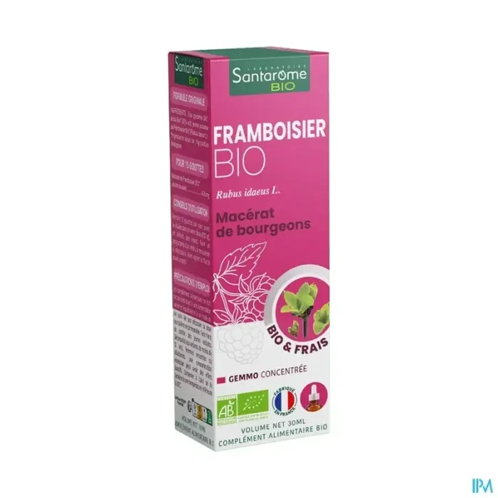 Santarome bio bourgeon framboisier solution buvable 30ml