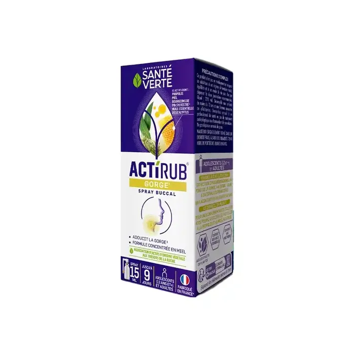 Sante Verte Actirub spray buccal 15ml