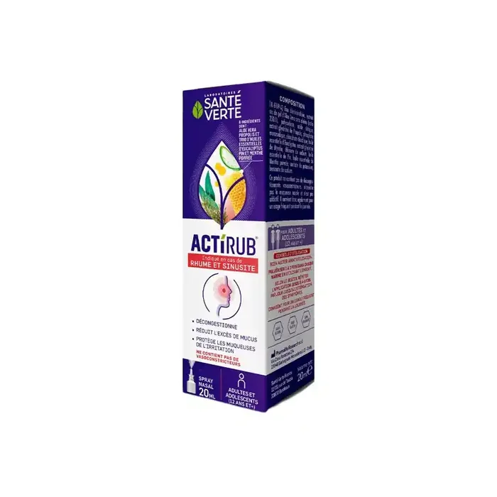 Sante Verte actirub spray nasal 20ml