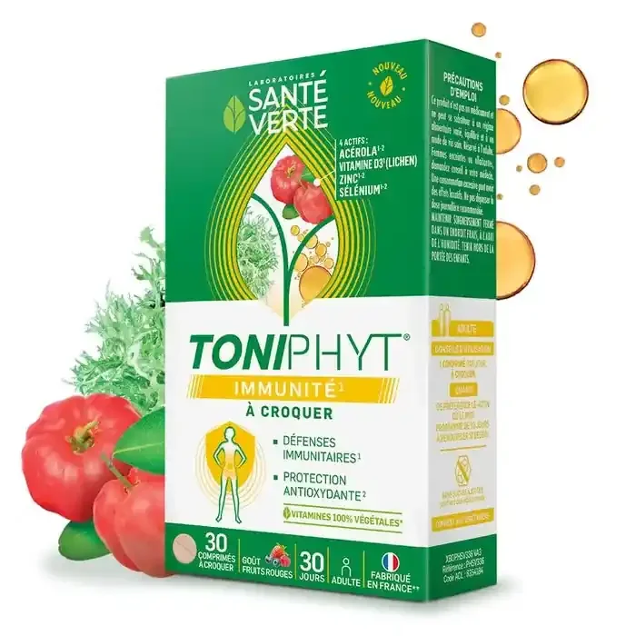 Sante Verte Toniphyt Immunité 30 comprimés à croquer