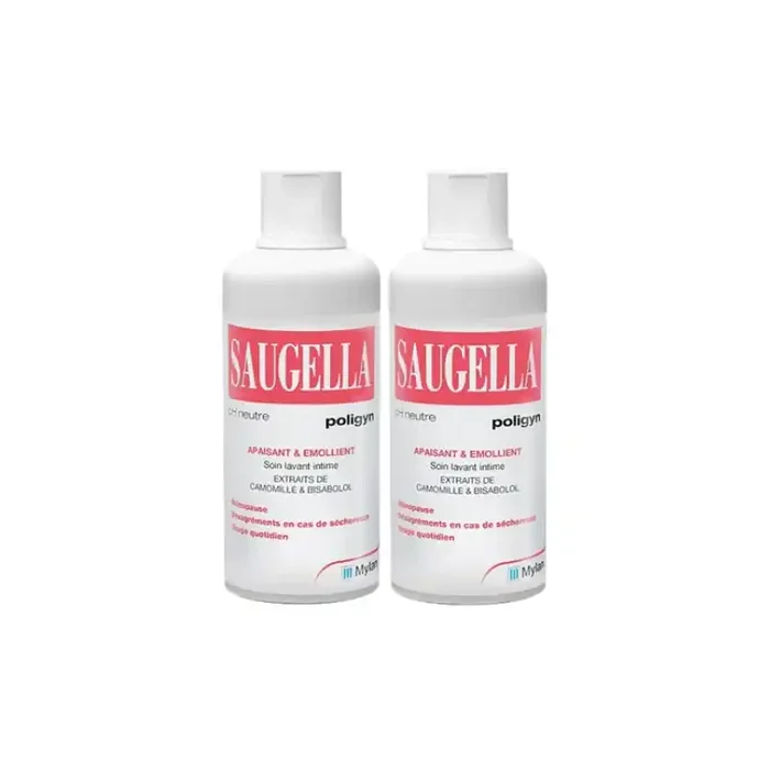 Saugella Poligyn soin lavant intime lot de 2 x 500ml