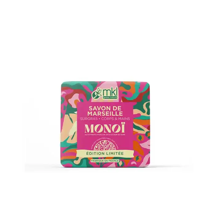 SAVON DE MARSEILLE MONOÏ SURGRAS 100G MKL GREEN NATURE