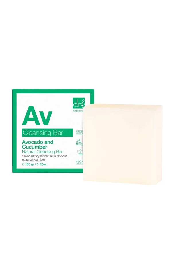 Savon nettoyant & exfoliant – Avocat & concombre – Visage – 100 g