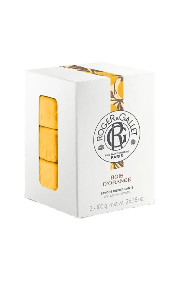 Savons parfumés – Bois d’orange – Corps – 3 x 100 g