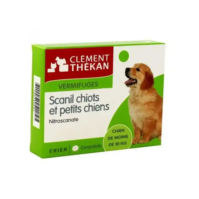 Scanil vermifuge chiots et petits chiens 6 comprimes