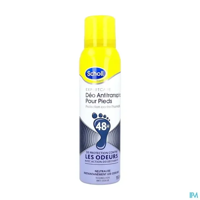 Scholl deodorant pieds antitranspirant 48h 150ml