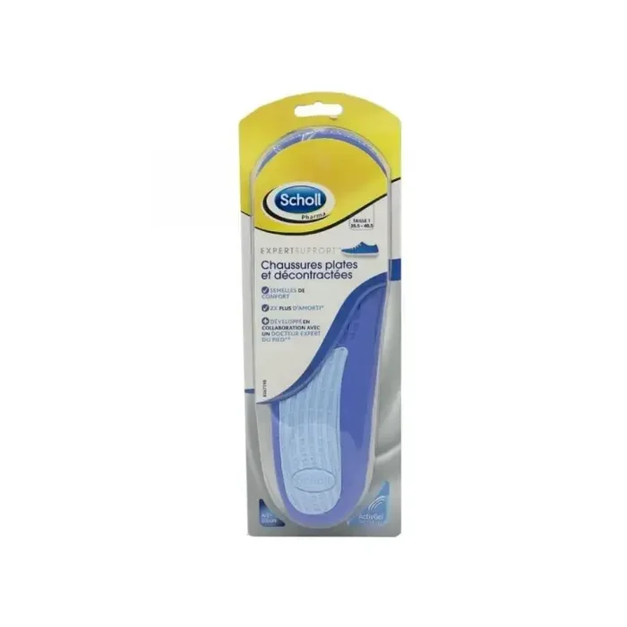 Scholl semelle chaussure decontractante t1 x2