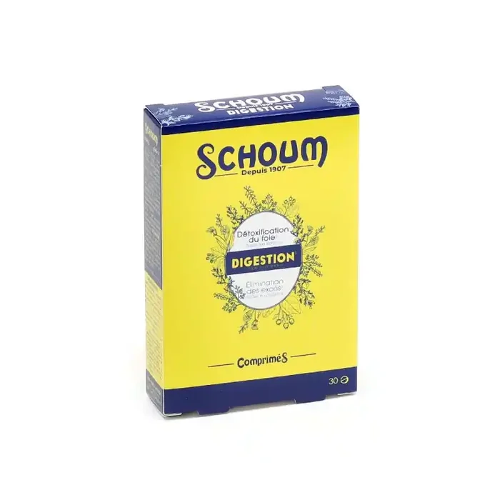 SCHOUM DIGESTION 30 COMPRIMÉS LES 3 CHÊNES