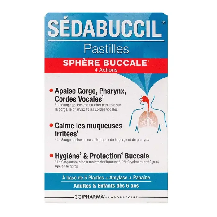 Sédabuccil sphère buccale 30 pastilles