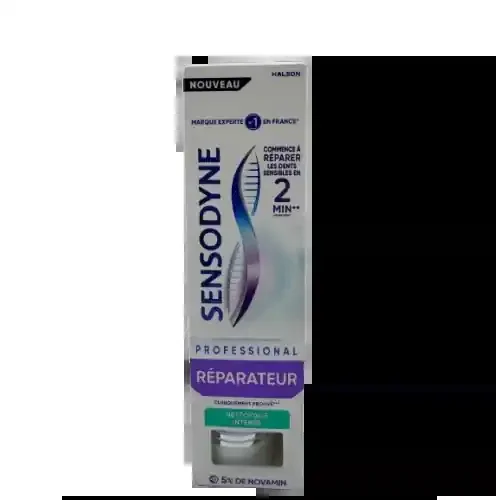 SENSODYNE DENTIFRICE PROFESSIONAL RÉPARATEUR Nettoyage Intense – 75ml