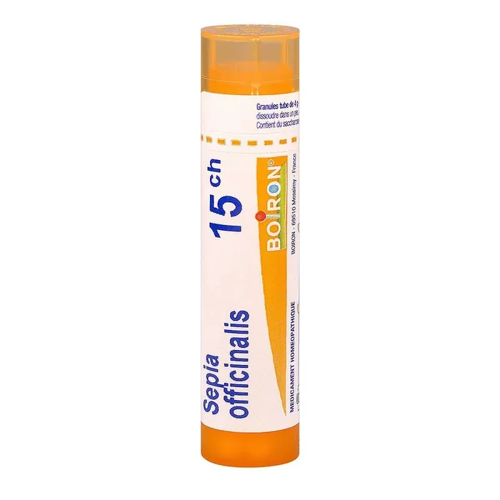 Sepia Officinalis 15ch – Affection Gastro-entérologique Dermatologie – Tube Granules 4g