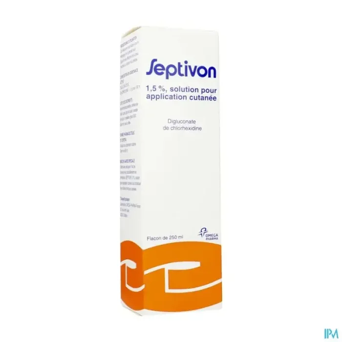 Septivon 1.5% solution pour application cutanee 250ml