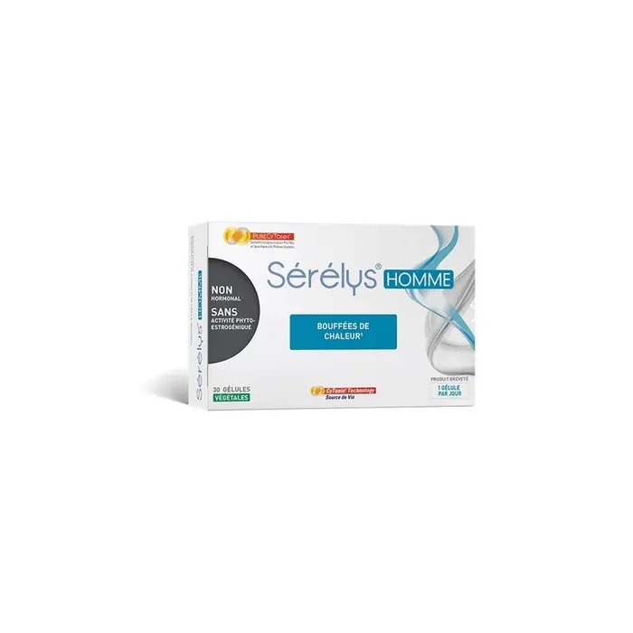 Serelys Homme Bouffees de Chaleur 30 Gelules Vegetales