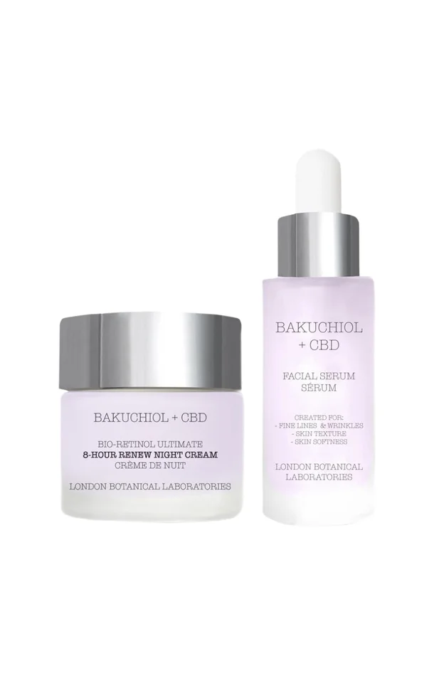 Sérum & crème de jour hydratants – Bakuchiol bio & rétinol – Peaux matures