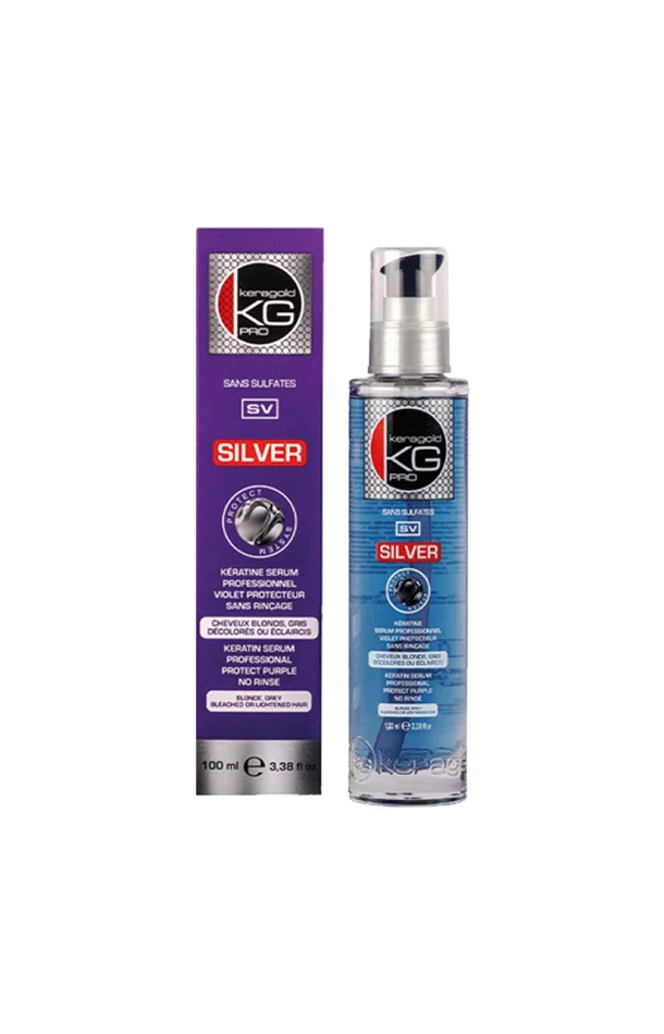 Sérum anti-reflets – Kératine – Cheveux blonds ou décolorés – 100 ml