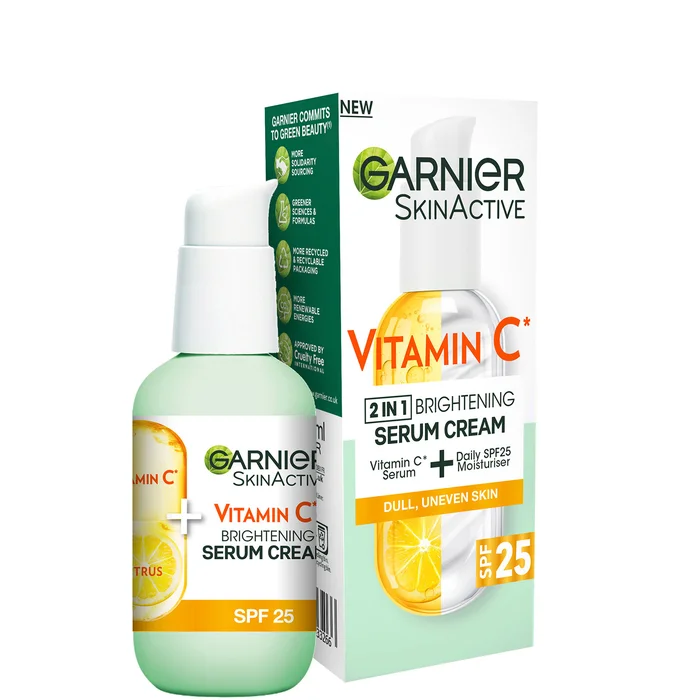 Sérum-crème hydratant 20 % de vitamine C et SPF25 Garnier 50 ml