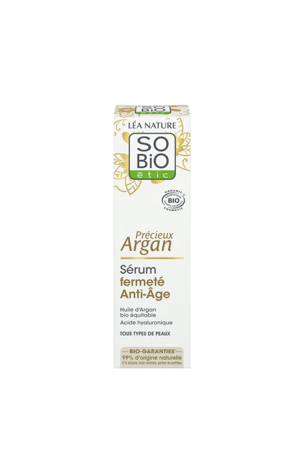 Sérum fermeté anti-âge bio – Huile d’argan – Visage