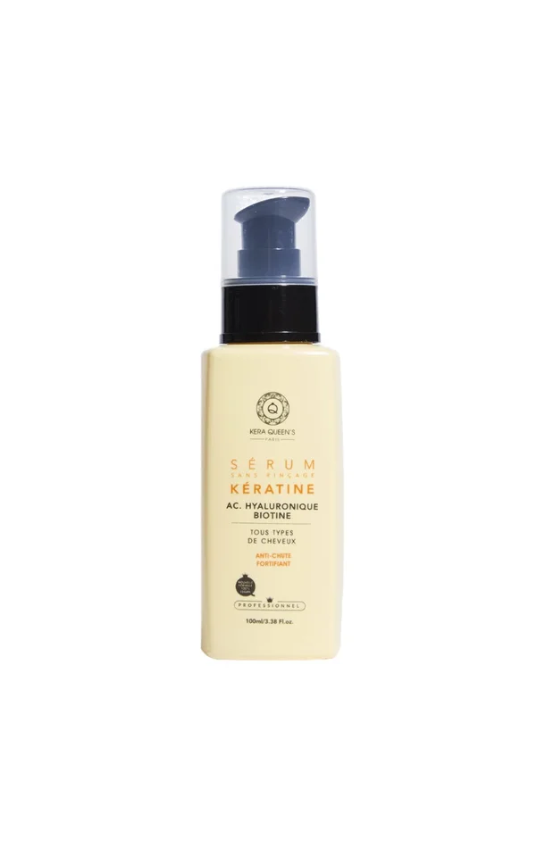 Sérum nourrissant – Kératine, acide hyaluronique & biotine – Cheveux secs ou cassants- 500 ml