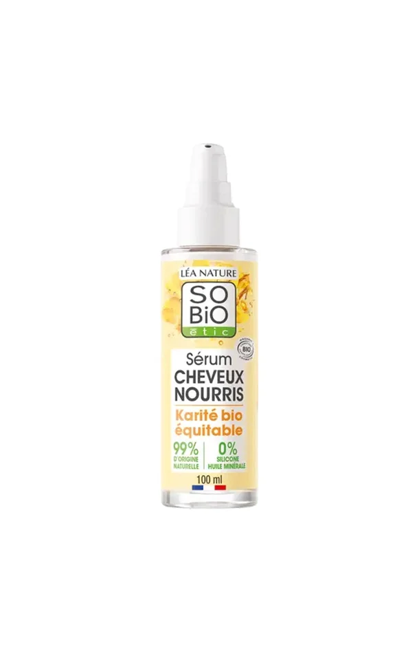 Sérum nourrissant bio – Karité – Cheveux – 100 ml