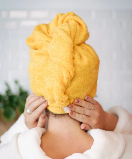 Serviette cheveux en bambou