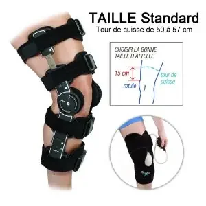 Set Artic – Attelle articulée avec attelle de cryothérapie