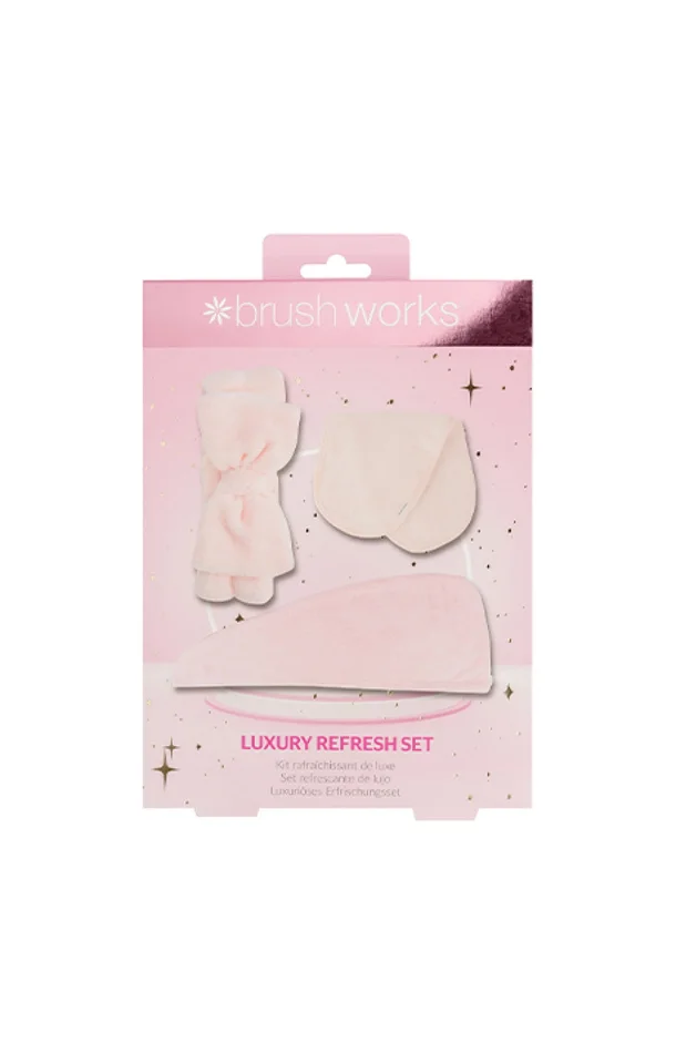 Set bandeau & serviettes – Visage & cheveux – 3 accessoires