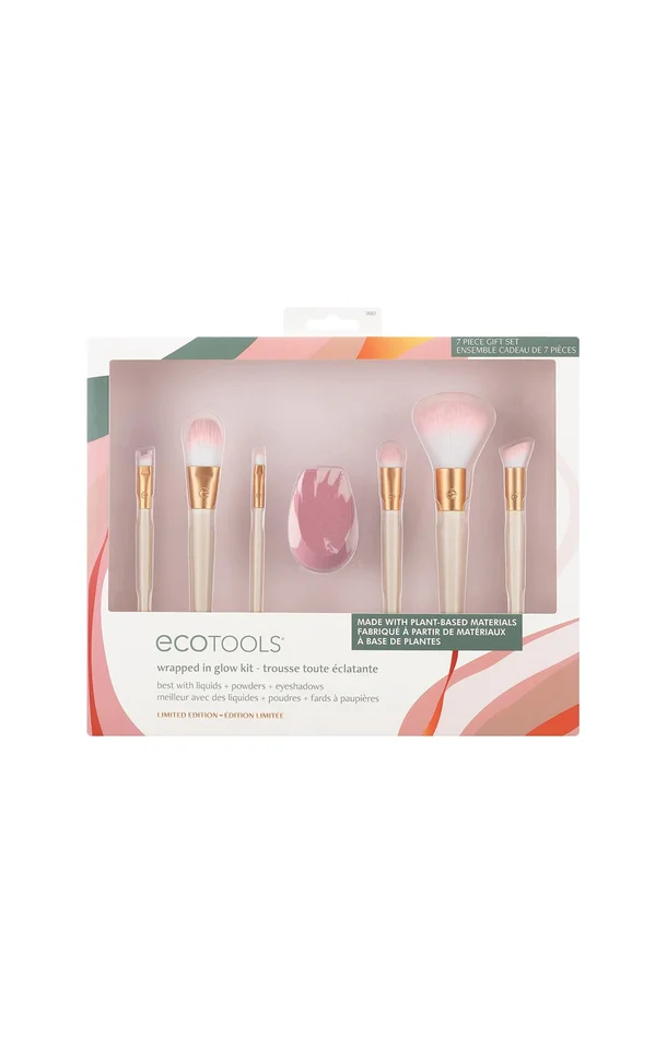 Set éponge et pinceaux – Teint & yeux – 6 pièces