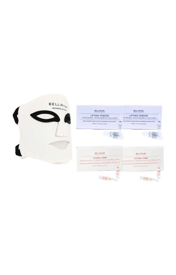 Set masque LED advanced & traitements raffermissant & anti-rides – Acide hyaluronique & peptides – Hydra Firm & Lifting-Tensor