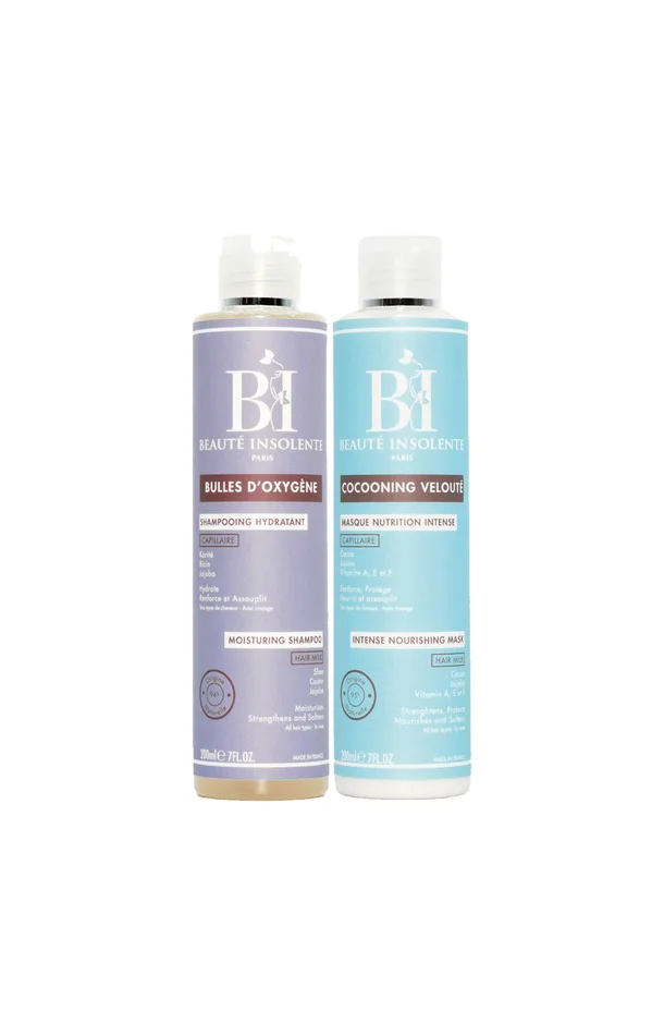 Shampoing & masque hydratants – Cheveux ondulés à crépus – 2 x 200 ml