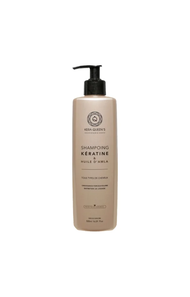 Shampoing croissance & volume – Kératine & huile d’amla – 500 ml