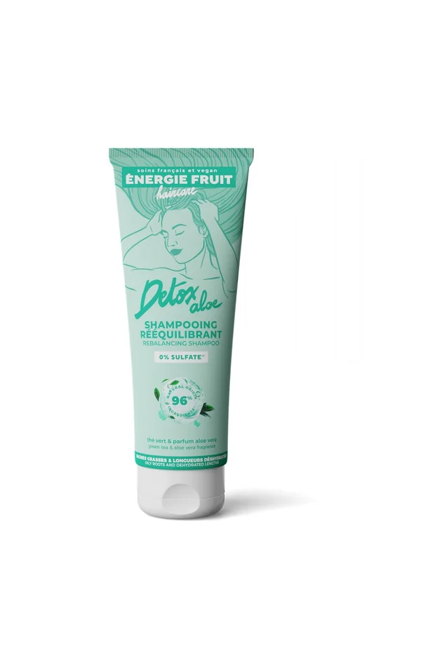 Shampoing detox – Thé vert & aloe vera bio – 250 ml