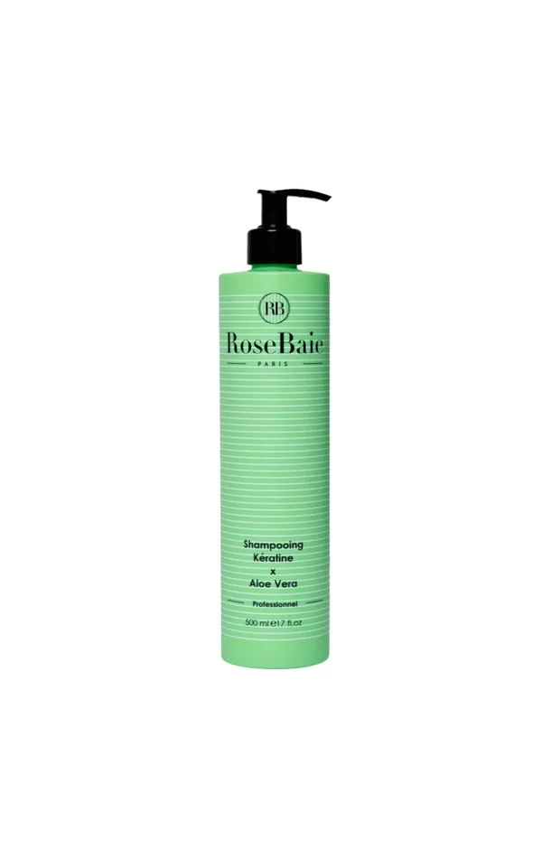Shampoing hydratant – Kératine & aloe vera – Cheveux fragilisés -500 ml