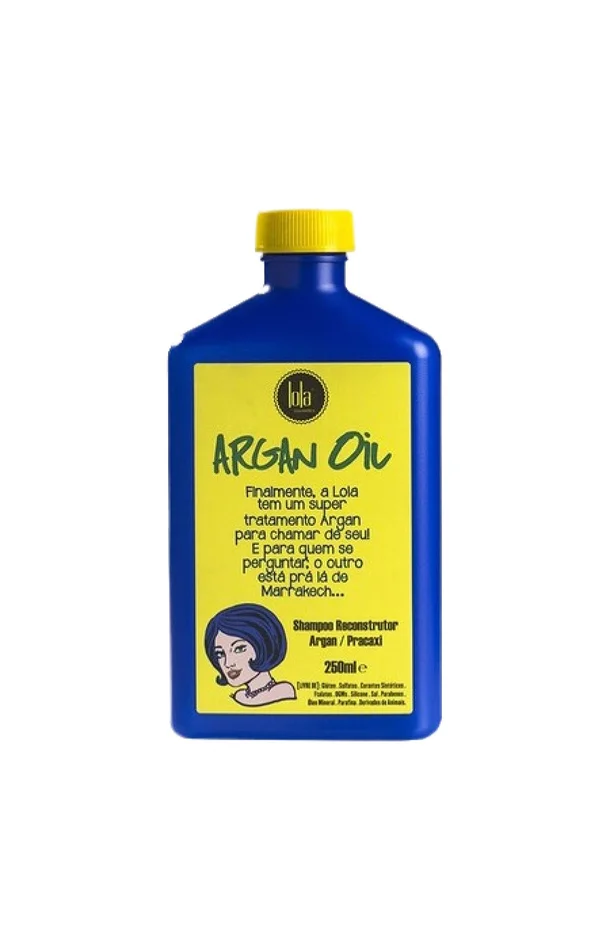 Shampoing reconstructeur – Huile d’argan & pracaxi – Cheveux abîmés ou fragiles – 250 ml