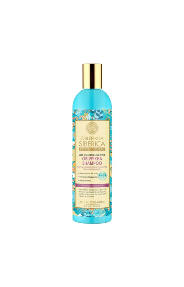 Shampoing régulateur – Argousier – Cheveux normaux à gras – 400 ml