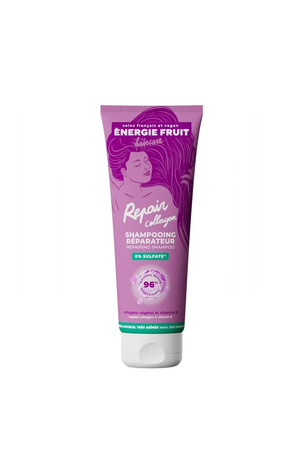 Shampoing réparateur – Collagène & vitamine B – Cheveux très abîmés – 250 ml