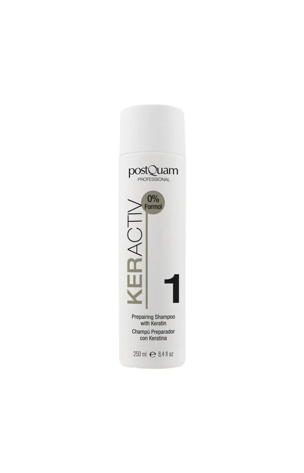 Shampoing réparateur – Kératine – Cheveux abîmes – 250 ml
