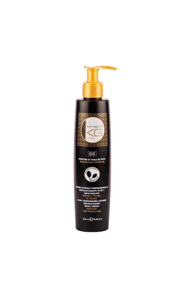 Shampoing restructurant – Kératine & huile de ricin – Cheveux abîmés – 500 ml